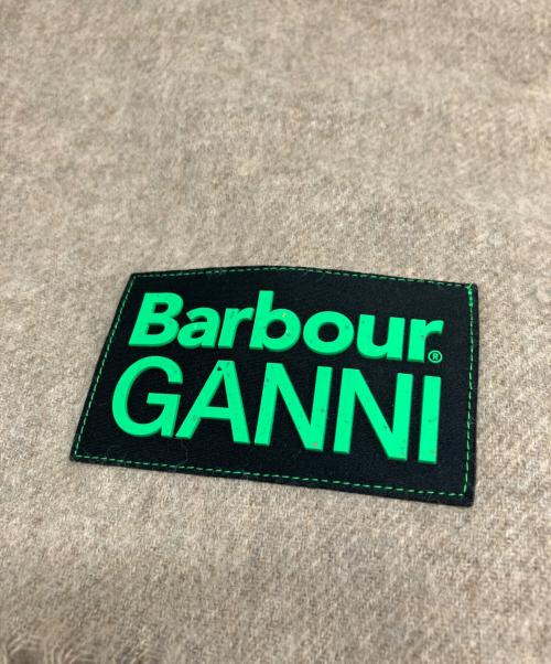 Barbour（バブアー）Barbour (バブアー) Ganni (ガニー) ウールマフラー ブラウンの古着・服飾アイテム