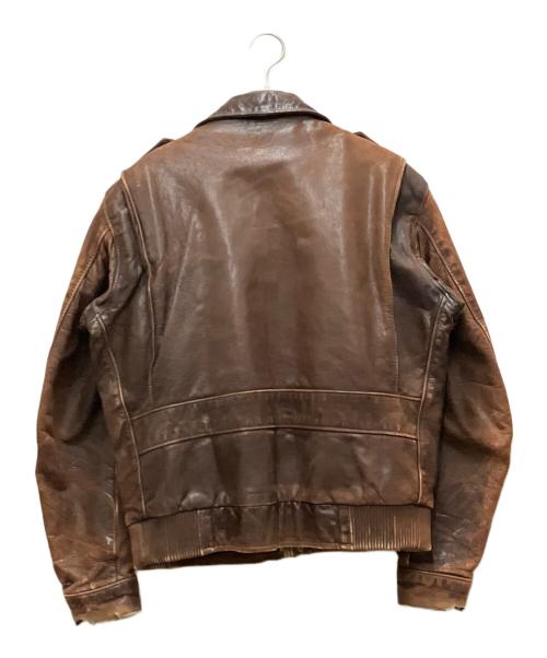Schott（ショット）Schott (ショット) A-2 フライトジャケット ブラウン サイズ:40の古着・服飾アイテム