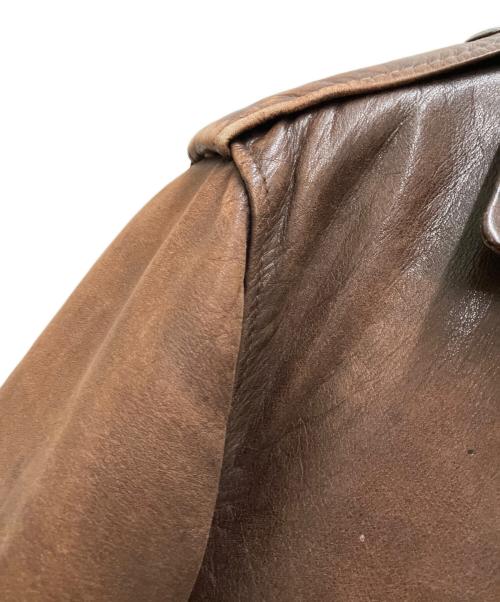 Schott（ショット）Schott (ショット) A-2 フライトジャケット ブラウン サイズ:40の古着・服飾アイテム