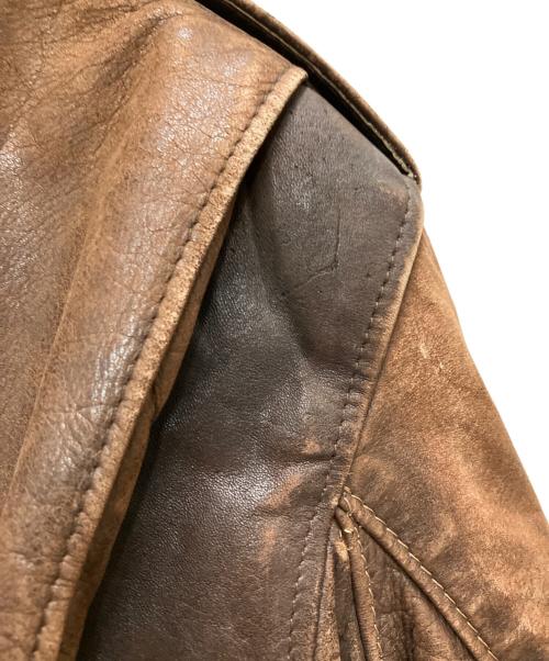 Schott（ショット）Schott (ショット) A-2 フライトジャケット ブラウン サイズ:40の古着・服飾アイテム
