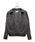 SUGARHILLシュガーヒル）の古着「MOHAIR PULLOVER SWEATER」｜ブルー×ブラウン