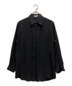 HERMESエルメス）の古着「シルクシャツ」｜ブラック