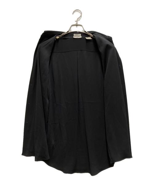 HERMES（エルメス）HERMES (エルメス) シルクシャツ ブラック サイズ:38の古着・服飾アイテム
