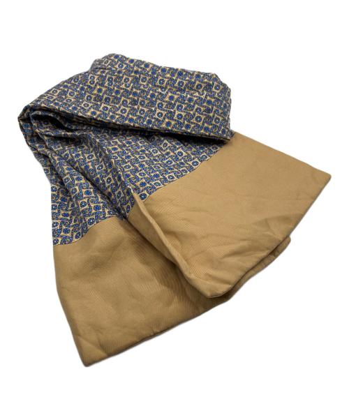 HERMES（エルメス）HERMES (エルメス) アスコットタイ ベージュ×ブルー サイズ:不明の古着・服飾アイテム