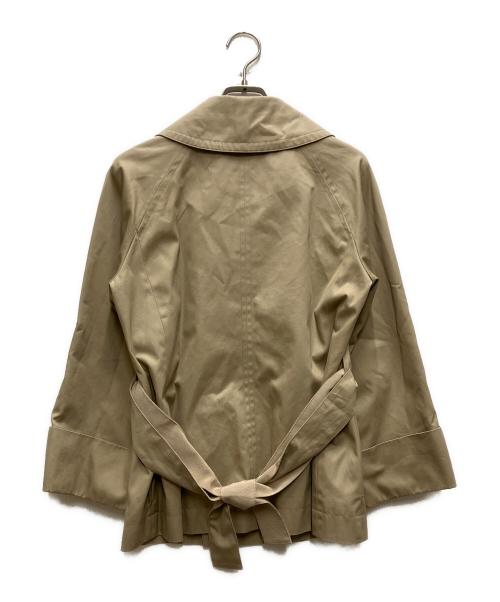 MONCLER（モンクレール）MONCLER (モンクレール) 水玉ショートトレンチコート ベージュの古着・服飾アイテム