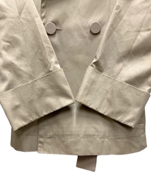 MONCLER（モンクレール）MONCLER (モンクレール) 水玉ショートトレンチコート ベージュの古着・服飾アイテム