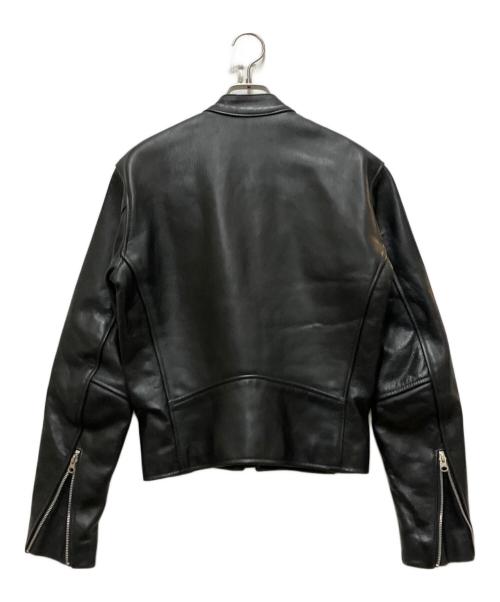 VANSON（バンソン）VANSON (バンソン) シングルライダースジャケット ブラック サイズ:34の古着・服飾アイテム