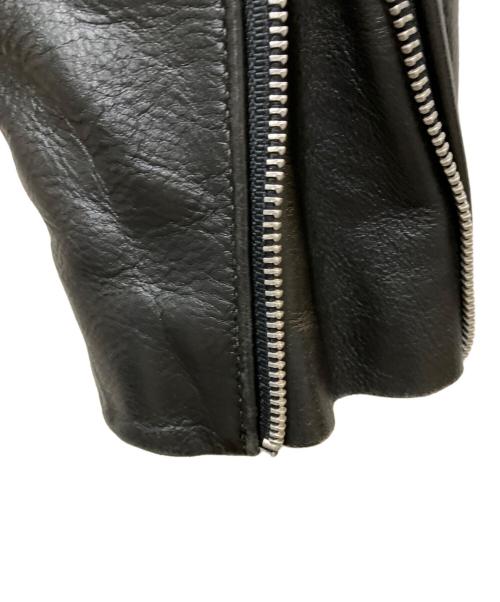 VANSON（バンソン）VANSON (バンソン) シングルライダースジャケット ブラック サイズ:34の古着・服飾アイテム