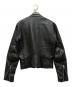 VANSON (バンソン) シングルライダースジャケット ブラック サイズ:34：28000円