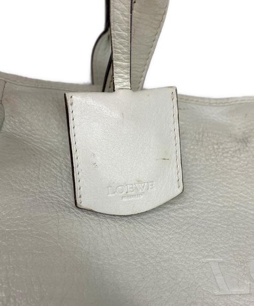 LOEWE（ロエベ）LOEWE (ロエベ) ヘリテージトートバッグ ホワイトの古着・服飾アイテム
