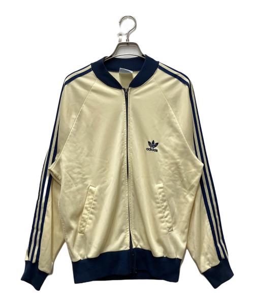 adidas（アディダス）adidas (アディダス) 80's ATPトラックジャケット ホワイト×ネイビー サイズ:Mの古着・服飾アイテム