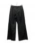 ILEAN（アイリーン）の古着「WIDE STRAIGHT BUGGY WOOL SLACKS」｜ブラック