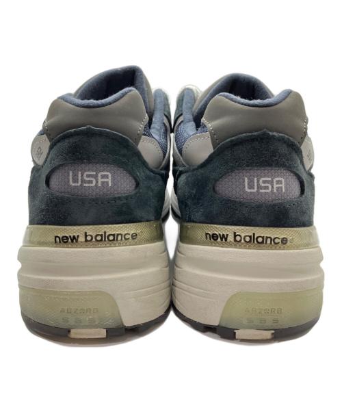 NEW BALANCE（ニューバランス）NEW BALANCE (ニューバランス) 992 ローカットスニーカー ネイビー サイズ:US 9 1/2の古着・服飾アイテム