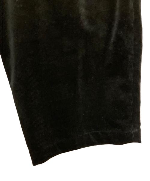 Graphpaper（グラフペーパー）Graphpaper (グラフペーパー) Suvin Corduroy Wide Straight Trousers ブラック サイズ:2の古着・服飾アイテム