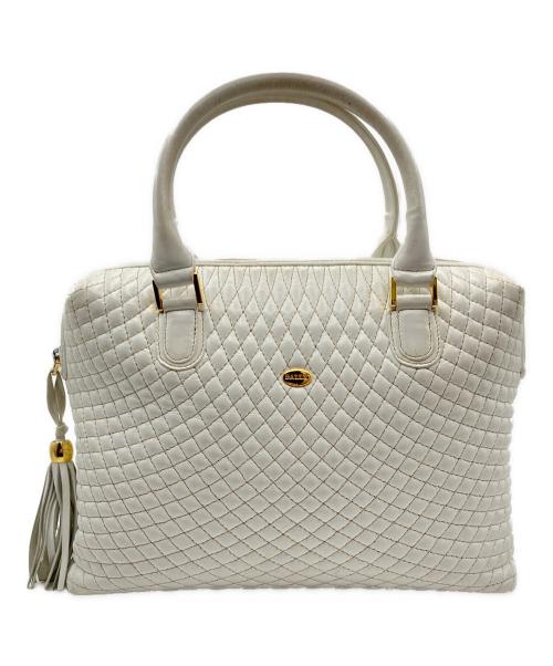 BALLY（バリー）BALLY (バリー) キルティングバッグ ホワイトの古着・服飾アイテム