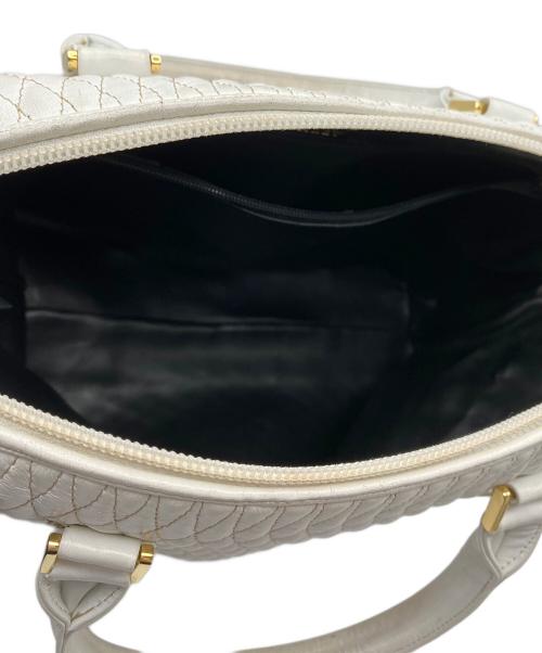 BALLY（バリー）BALLY (バリー) キルティングバッグ ホワイトの古着・服飾アイテム