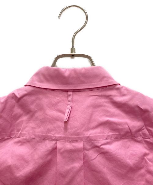 HERMES（エルメス）HERMES (エルメス) 比翼長袖シャツ ピンク サイズ:34の古着・服飾アイテム