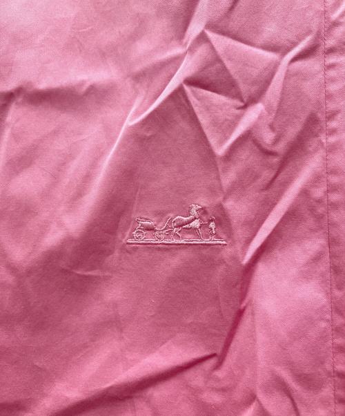 HERMES（エルメス）HERMES (エルメス) 比翼長袖シャツ ピンク サイズ:34の古着・服飾アイテム