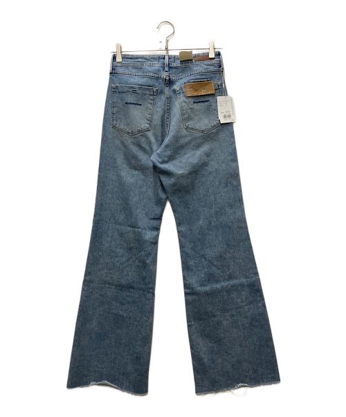 YANUK（ヤヌーク）YANUK (ヤヌーク) CLAIRE Flare ウォッシュ加工 ストレッチ フレア デニムパンツ インディゴ サイズ:24の古着・服飾アイテム