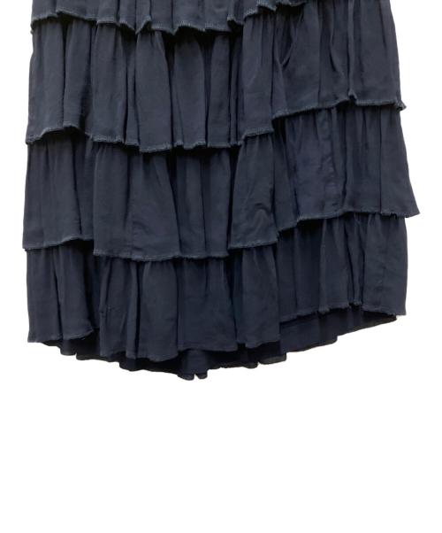 COMME des GARCONS COMME des GARCONS（コムデギャルソン コムデギャルソン）COMME des GARCONS COMME des GARCONS (コムデギャルソン コムデギャルソン) フリルスカート ネイビー サイズ:XSの古着・服飾アイテム