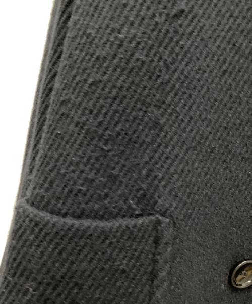 tricot COMME des GARCONS（トリココムデギャルソン）tricot COMME des GARCONS (トリココムデギャルソン) 丸襟ウールステンカラーコート ブラック サイズ:Sの古着・服飾アイテム