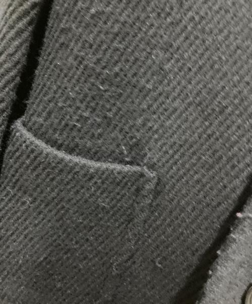 tricot COMME des GARCONS（トリココムデギャルソン）tricot COMME des GARCONS (トリココムデギャルソン) 丸襟ウールステンカラーコート ブラック サイズ:Sの古着・服飾アイテム
