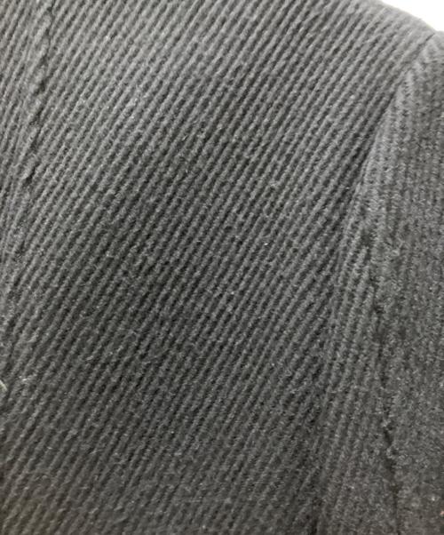 tricot COMME des GARCONS（トリココムデギャルソン）tricot COMME des GARCONS (トリココムデギャルソン) 丸襟ウールステンカラーコート ブラック サイズ:Sの古着・服飾アイテム