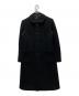 tricot COMME des GARCONS（トリココムデギャルソン）の古着「丸襟ウールステンカラーコート」｜ブラック
