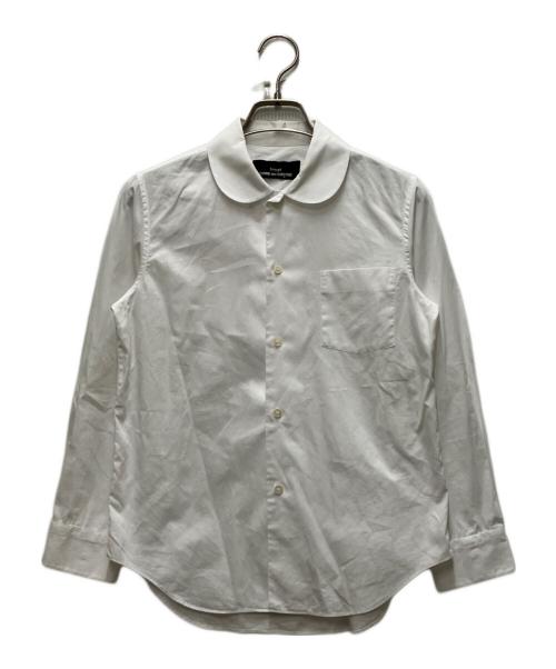 tricot COMME des GARCONS（トリココムデギャルソン）tricot COMME des GARCONS (トリココムデギャルソン) 丸襟シャツ ホワイト サイズ:FREEの古着・服飾アイテム