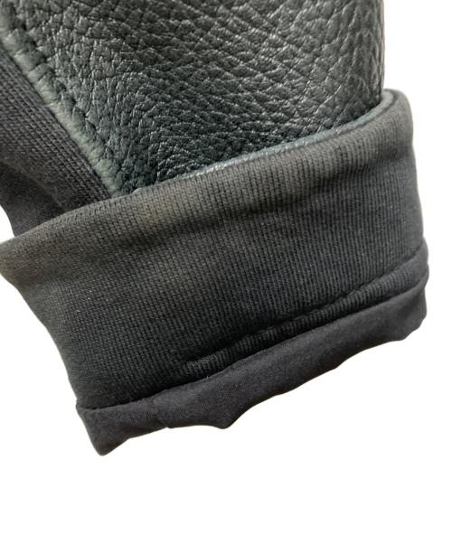 HELMUT LANG（ヘルムートラング）HELMUT LANG (ヘルムートラング) レザー切り替えジャケット ブラック サイズ:Pの古着・服飾アイテム