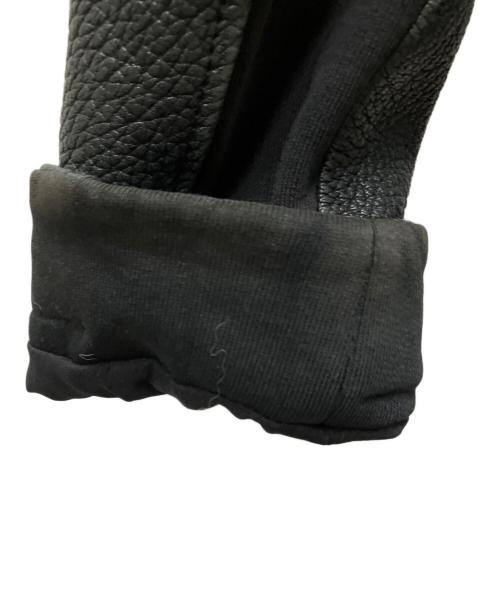 HELMUT LANG（ヘルムートラング）HELMUT LANG (ヘルムートラング) レザー切り替えジャケット ブラック サイズ:Pの古着・服飾アイテム