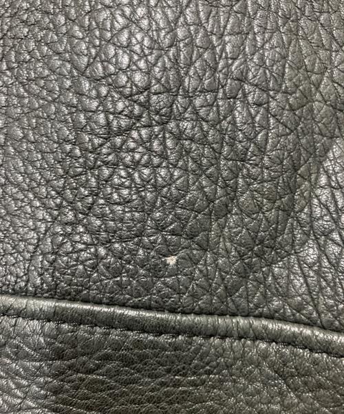 HELMUT LANG（ヘルムートラング）HELMUT LANG (ヘルムートラング) レザー切り替えジャケット ブラック サイズ:Pの古着・服飾アイテム