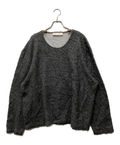 OUR LEGACY（アワーレガシー）OUR LEGACY (アワーレガシー) DOUBLE LOCK NECK KNIT グレー サイズ:48の古着・服飾アイテム
