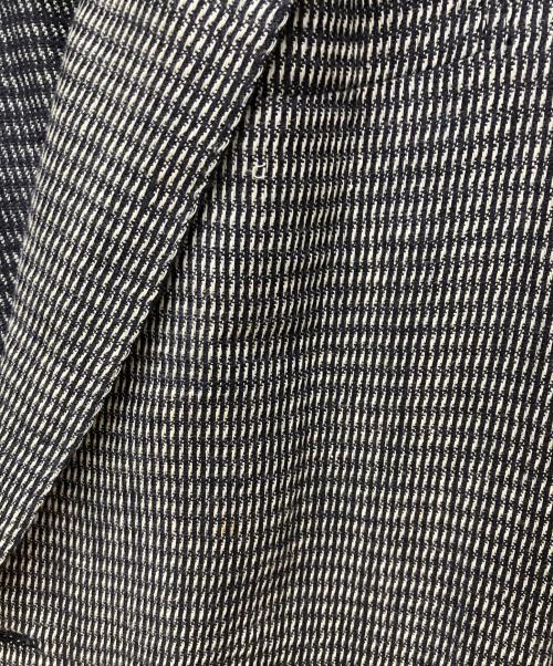 COMME des GARCONS HOMME（コムデギャルソン オム）COMME des GARCONS HOMME (コムデギャルソン オム) 80s チェック柄 リネン2Bジャケット グレー サイズ:Mの古着・服飾アイテム