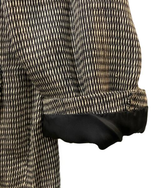 COMME des GARCONS HOMME（コムデギャルソン オム）COMME des GARCONS HOMME (コムデギャルソン オム) 80s チェック柄 リネン2Bジャケット グレー サイズ:Mの古着・服飾アイテム