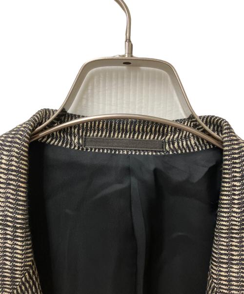 COMME des GARCONS HOMME（コムデギャルソン オム）COMME des GARCONS HOMME (コムデギャルソン オム) 80s チェック柄 リネン2Bジャケット グレー サイズ:Mの古着・服飾アイテム