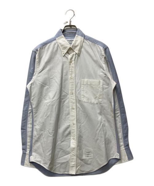 Thom Browne（トムブラウン）Thom Browne (トムブラウン) バイカラーオックスフォードBDシャツ ホワイト サイズ:3の古着・服飾アイテム