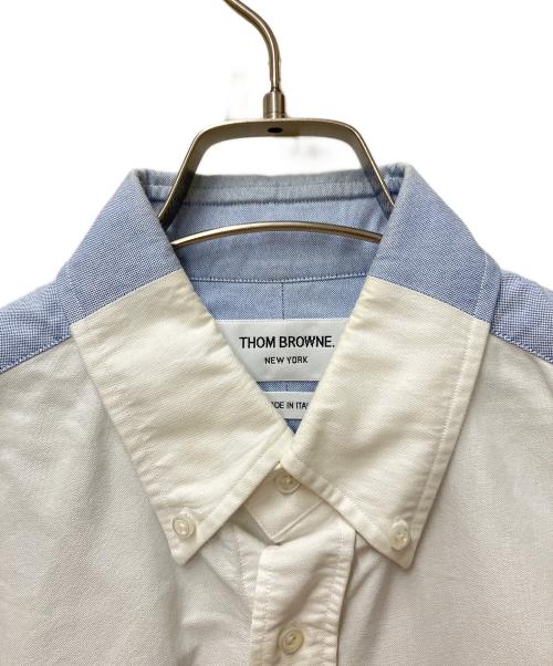Thom Browne（トムブラウン）Thom Browne (トムブラウン) バイカラーオックスフォードBDシャツ ホワイト サイズ:3の古着・服飾アイテム