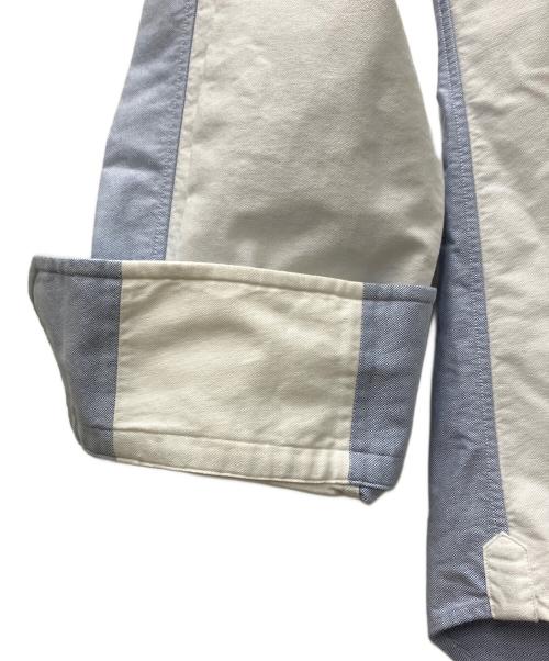Thom Browne（トムブラウン）Thom Browne (トムブラウン) バイカラーオックスフォードBDシャツ ホワイト サイズ:3の古着・服飾アイテム
