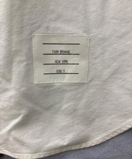 Thom Browne（トムブラウン）Thom Browne (トムブラウン) バイカラーオックスフォードBDシャツ ホワイト サイズ:3の古着・服飾アイテム