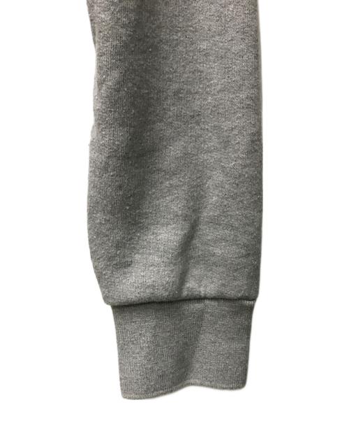 Thom Browne（トムブラウン）Thom Browne (トムブラウン) トリコロールラインプルオーバーフーディ グレー サイズ:2の古着・服飾アイテム