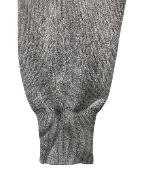 LEINWANDE（ラインヴァンド）LEINWANDE (ラインヴァンド) Ribbon Tie Dry-touch Cardigan グレー サイズ:freeの古着・服飾アイテム