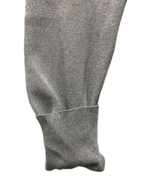 LEINWANDE（ラインヴァンド）LEINWANDE (ラインヴァンド) Ribbon Tie Dry-touch Cardigan グレー サイズ:freeの古着・服飾アイテム