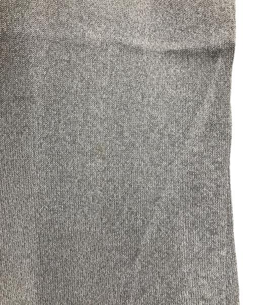 LEINWANDE（ラインヴァンド）LEINWANDE (ラインヴァンド) Ribbon Tie Dry-touch Cardigan グレー サイズ:freeの古着・服飾アイテム