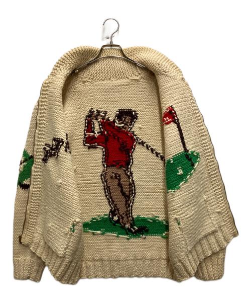 USED（ユーズド）USED (ユーズド) 60`Sカウチンジャケット ホワイト サイズ:不明の古着・服飾アイテム