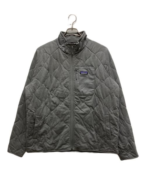 Patagonia（パタゴニア）Patagonia (パタゴニア) デイリー・キルテッド・ジャケット グレー サイズ:Lの古着・服飾アイテム