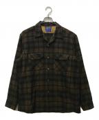 PENDLETONペンドルトン）の古着「60’s ウールボードシャツ」｜ブラウン