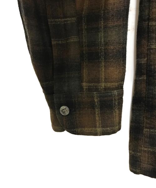 PENDLETON（ペンドルトン）PENDLETON (ペンドルトン) 60’s ウールボードシャツ ブラウン サイズ:Lの古着・服飾アイテム