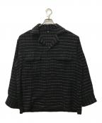 KAPTAIN SUNSHINEキャプテンサンシャイン）の古着「Open Collar Shirt」｜ブラック