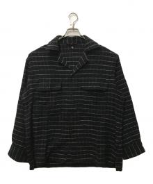 KAPTAIN SUNSHINE（キャプテンサンシャイン）の古着「Open Collar Shirt」｜ブラック